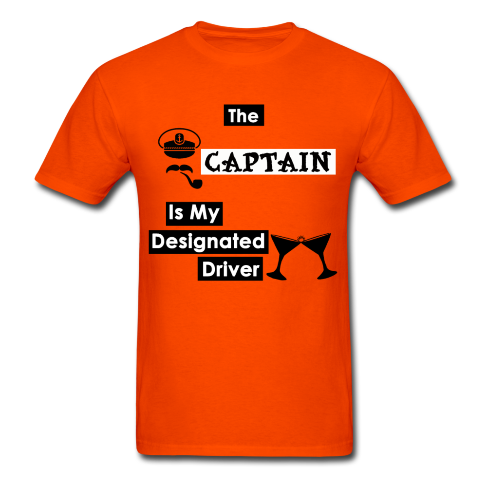 "The Captain Is My Designated Driver" - Men's T-Shirt-CruiseHabit