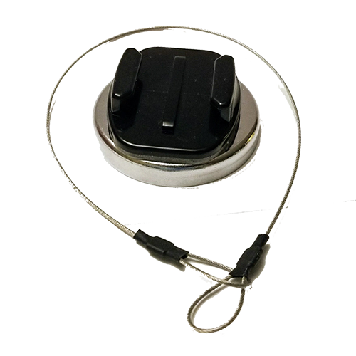 GoPro Magnet Cruise Ship Mount w/ Safety Tether - Attach your GoPro to the ship!-CruiseHabit