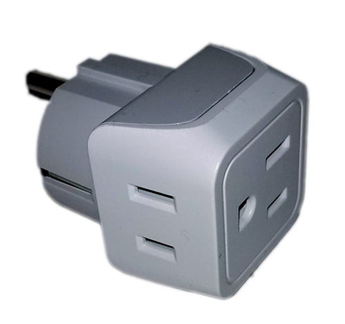 2 to 1 Power Adapter - Gain two additional power outlets in your stateroom-CruiseHabit